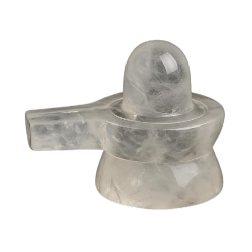 Natural Clear Quartz Shivling