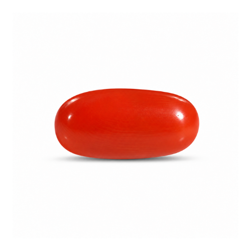 Natural Red Coral – Approx 7.40 Carats - Italy - Certified Astrological Gemstone