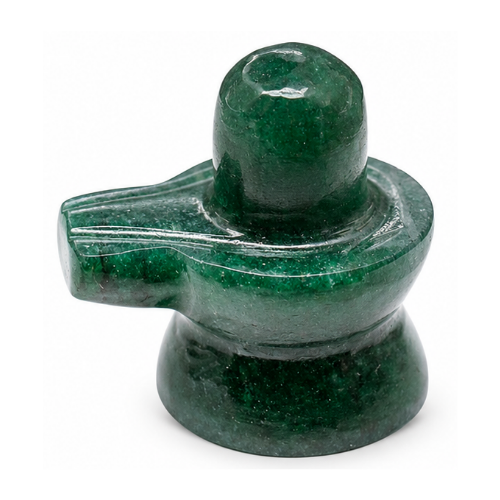 Natural Green Jade Shivling