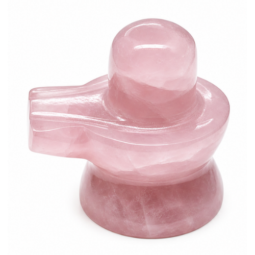 Natural Rose Quartz Shivling