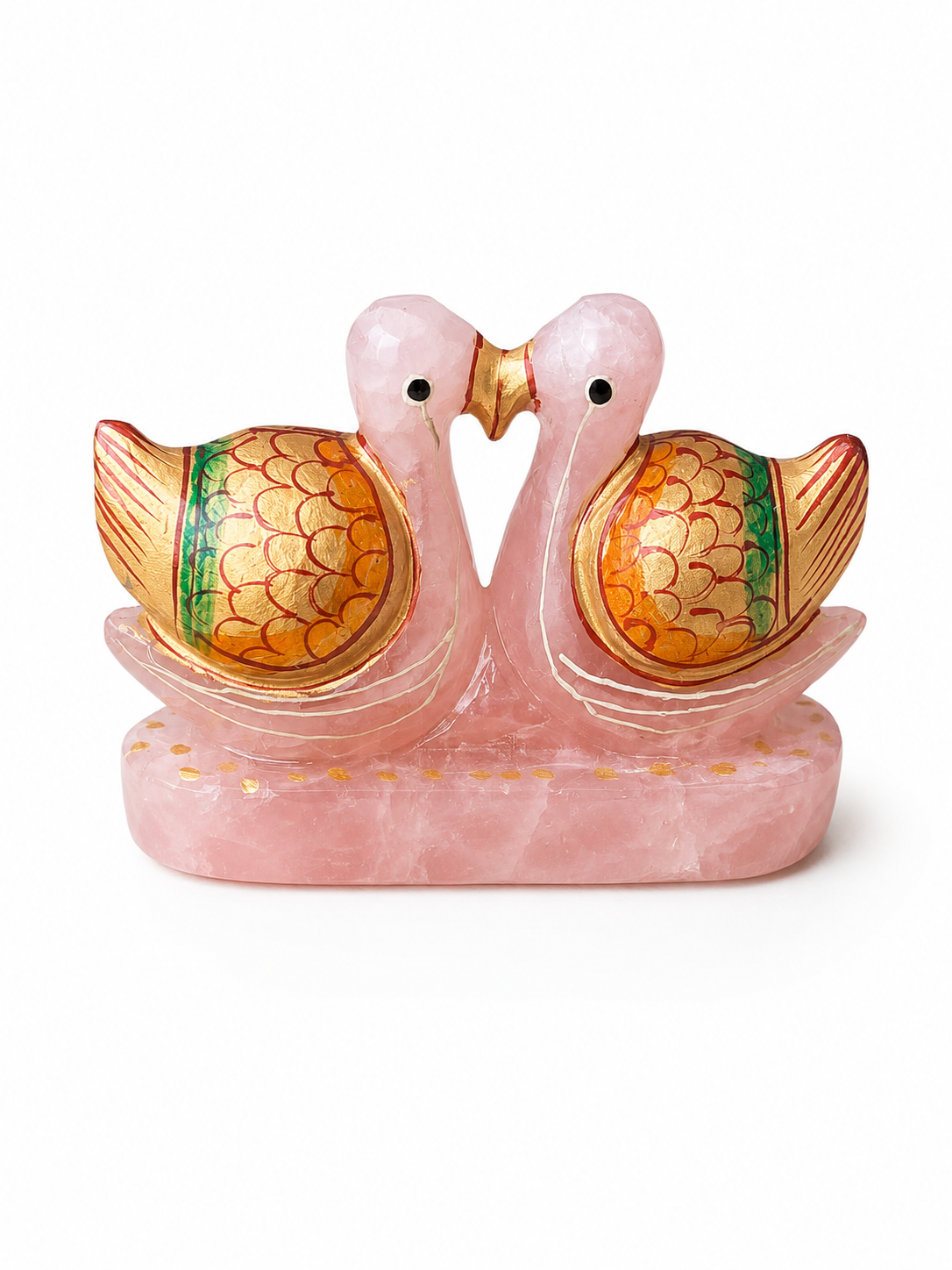 Rose Quartz Love Duck Pair for Relationship & Harmony - Image 4